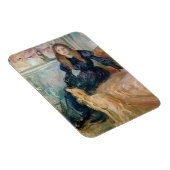 Magnet Flexible Berthe Morisot - Julie et son Greyhound Laerte (Côté Droit)