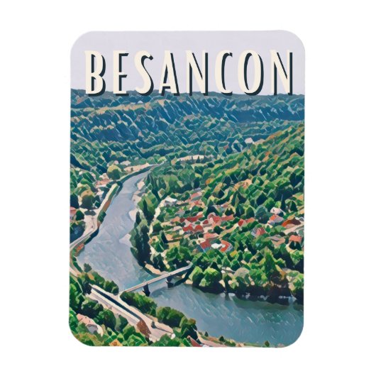 Magnet Flexible Besançon Photo Vintage (Vertical)