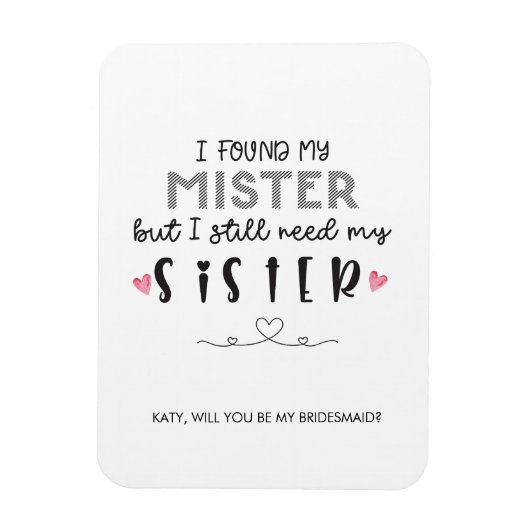 Magnet Flexible Besoin d'une proposition d'aide-ménagère (Vertical)