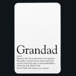 Magnet Flexible Best Ever Grandpa, Grandfather, Papa Definition<br><div class="desc">Personalise for your special grandpa,  grandad,  papa or pops to create a unique gift. A perfect way to show him how amazing he is every day. Designed by Thisisnotme©</div>