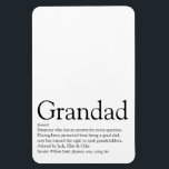 Magnet Flexible Best Ever Grandpa, Grandfather, Papa Definition<br><div class="desc">Personalise for your special grandpa,  grandad,  papa or pops to create a unique gift. A perfect way to show him how amazing he is every day. Designed by Thisisnotme©</div>