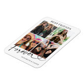 Magnet Flexible Best Friends Forever Photo Collage Heart Script (Côté Gauche)