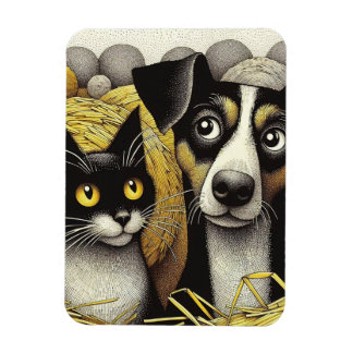 Magnet Flexible Best Friends Forever : Un Duo Adorable Et Pawsitiv