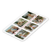Magnet Flexible Best Grandma Ever Photo Collage – Gift with Hearts (Côté Gauche)