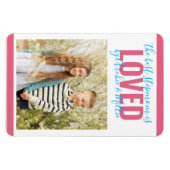 Magnet Flexible Best StepMom is Love by Kids Names Photo Fridge (Horizontal)