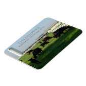 Magnet Flexible Bétail Angus, Ferme Eisenhower, Gettysburg (Côté Gauche)