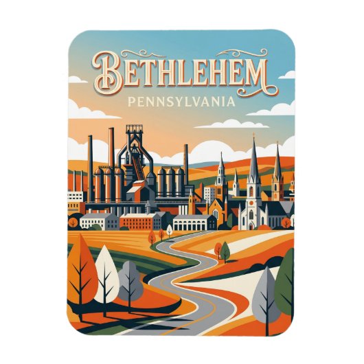 Magnet Flexible Bethlehem États-Unis (Vertical)