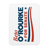 Magnet Flexible Beto O'Rourke pour le Sénat (Vertical)