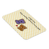 Magnet Flexible Beurre d'arachide mignonne et gelée meilleurs amis (Côté Droit)