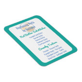 Magnet Flexible Beurre De Nut Substitue Graphique Cuisine De Nut S (Côté Droit)