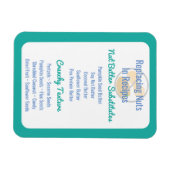 Magnet Flexible Beurre De Nut Substitue Graphique Cuisine De Nut S (Horizontal)