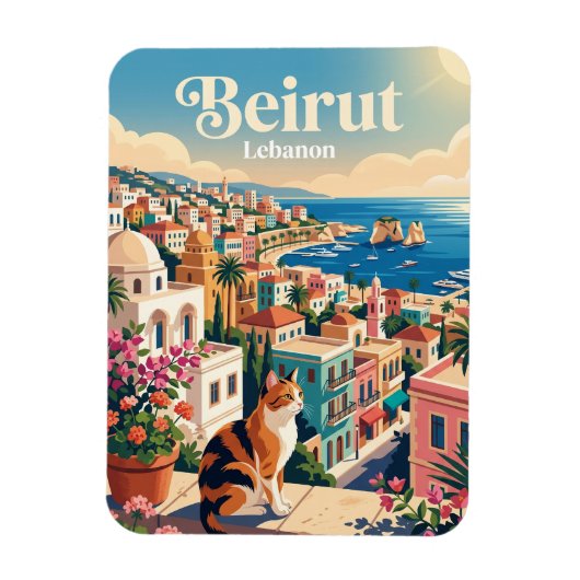 Magnet Flexible Beyrouth Liban (Vertical)