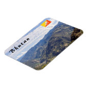 Magnet Flexible Bhoutan paisible montagnes orientales - Himalaya (Côté Gauche)
