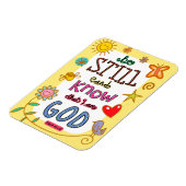 Magnet Flexible Bible chrétienne Verse Écriture Texte Doodle (Côté Gauche)