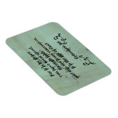 Magnet Flexible Bible Verse Éphésiens 2:8 (Côté Droit)