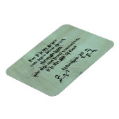 Magnet Flexible Bible Verse Éphésiens 2:8 (Côté Gauche)
