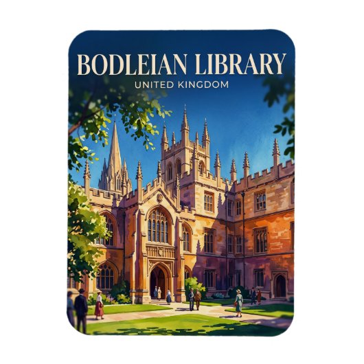 Magnet Flexible Bibliothèque Bodléienne Royaume-Uni (Vertical)
