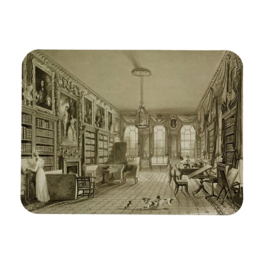 Magnet Flexible Bibliothèque en salle, Cassiobury Park, vers 1815, (Horizontal)