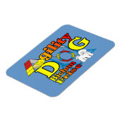 Magnet Flexible Bichon Frise Agilité (Côté Gauche)