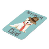 Magnet Flexible Bichon Papa (Côté Gauche)