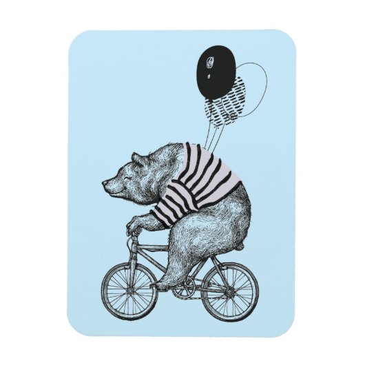 Magnet Flexible Bicyclette à ballon (Vertical)