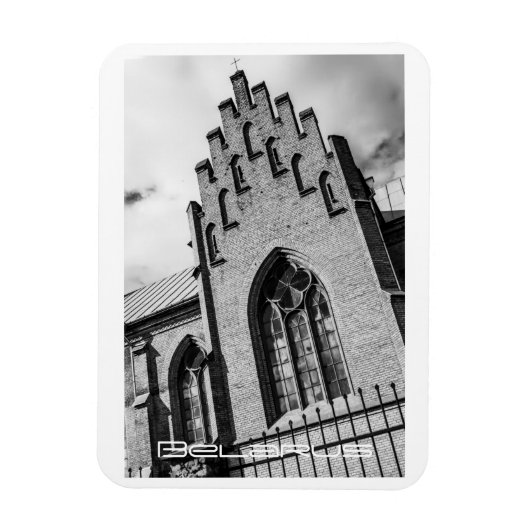 Magnet Flexible Biélorussie Б л а р у с architecture de l'église d (Vertical)