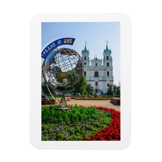 Magnet Flexible Biélorussie Grodno Cityscape (Vertical)