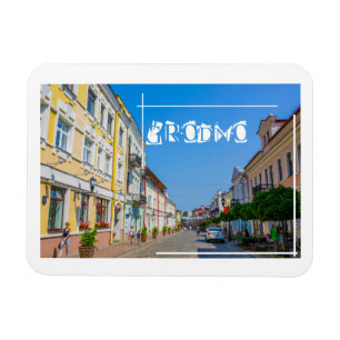 Magnet Flexible Biélorussie Grodno Cityscape