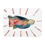 Magnet Flexible Bienheureuse Mère Notre Dame Guadalupe Belle (Horizontal)