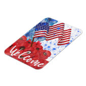 Magnet Flexible Bienvenue 4 juillet (Côté Gauche)