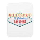 Magnet Flexible Bienvenue à Las Vegas Fabuleuse (Vertical)