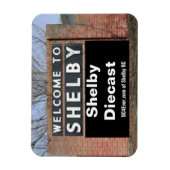 Magnet Flexible BIENVENUE À SHELBY Shelby Diecast aimant flexible (Vertical)