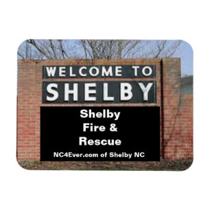 Magnet Flexible BIENVENUE À SHELBY Shelby Fire & Secourir Flexible
