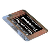 Magnet Flexible BIENVENUE À Weaverville Tosebud Flexible (Côté Droit)