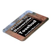 Magnet Flexible BIENVENUE À Weaverville Tosebud Flexible (Côté Gauche)