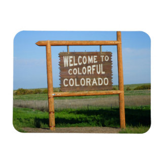 Magnet Flexible Bienvenue au Colorado coloré