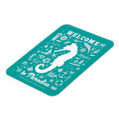 Magnet Flexible Bienvenue au paradis (Côté Gauche)