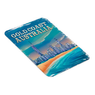 Magnet Flexible Bienvenue été - Tenues de plage - Gold coast Austr