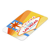 Magnet Flexible Bienvenue vintage à Las Vegas (Côté Gauche)