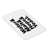 Magnet Flexible Bière = Eau & Malt & Hops & Yeast. (Côté Droit)