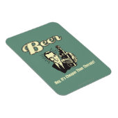 Magnet Flexible Bière : Hey c'est moins cher que la thérapie (Côté Droit)