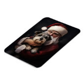 Magnet Flexible Biewer Terrier Avec Noël Festif Du Père Noël (Côté Gauche)
