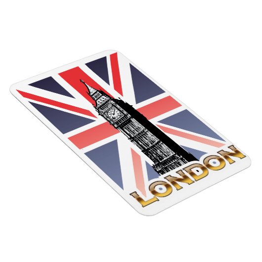 Magnet Flexible Big Ben à Londres (Côté Droit)