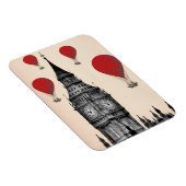 Magnet Flexible Big Ben et Red Hot Air Balloons 2 (Côté Droit)