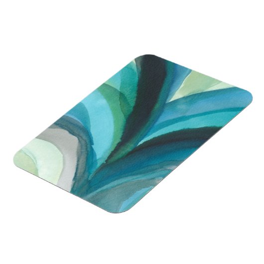 Magnet Flexible Big Blue Leaf I (Côté Gauche)