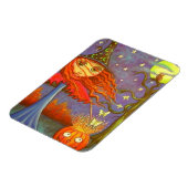 Magnet Flexible Big Eye Halloween sorcière magique Citrouille Luna (Côté Gauche)