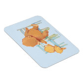 Magnet Flexible Big Ours Brown Aide Petit Ours Jaune (Côté Droit)