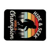 Magnet Flexible Bigfoot Cacher Et Chercher Champion Du Monde (Horizontal)