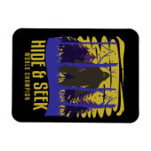 Magnet Flexible Bigfoot Cacher Et Chercher Champion Sasquatch Croy (Horizontal)