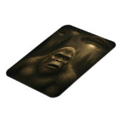 Magnet Flexible Bigfoot Sasquatch Alien UFO Funny (Côté Gauche)